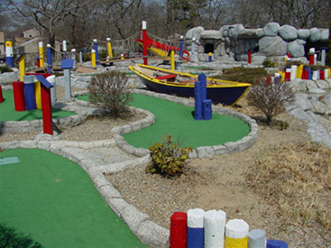 Mini Golf Course Landscape